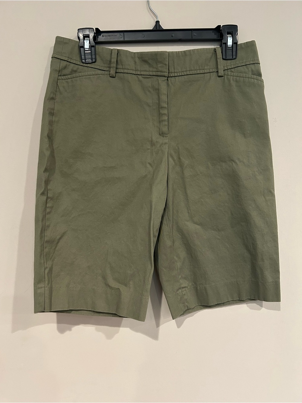 Talbots Olive Bermuda Shorts - Classic Olive Green 10” inseam